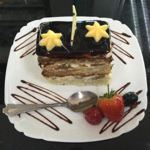 Prajitura cu ciocolata si banane nr 1010