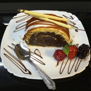 Rulada de ciocolata si caramel nr 1131