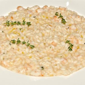 Orez cu creveti si lamaie