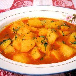 Tocanita de cartofi de post