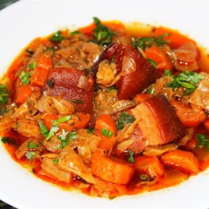 Varza calita cu ciolan dezosat si legume